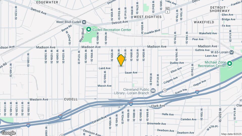 2097 W 93rd St Map and Location Details