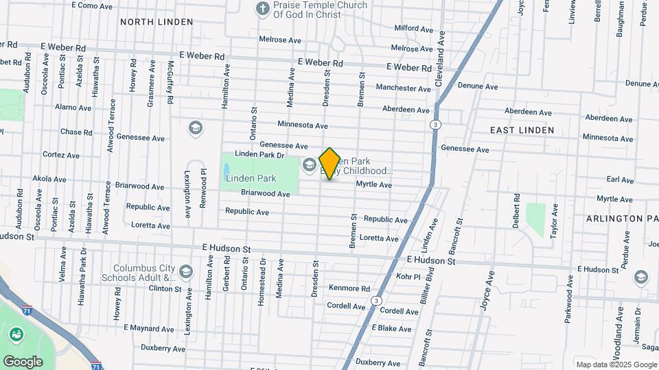 1455 Myrtle Ave Map and Location Details