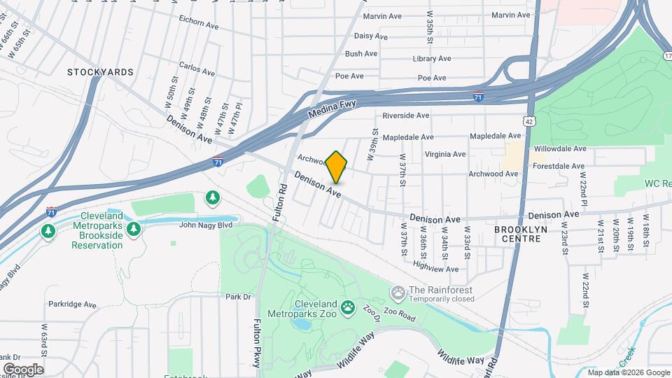 4116 Denison Ave-Unit -Up Map and Location Details