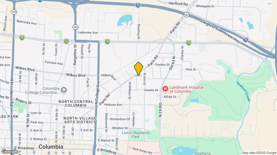 808 Mt Vernon Ave Map and Location Details