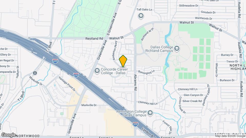 9512 Amberton Pkwy Map and Location Details