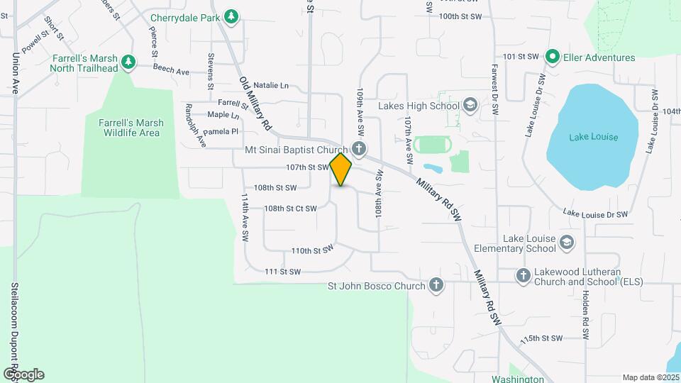 10914 108th St SW Mapa y Detalles de la Ubicación