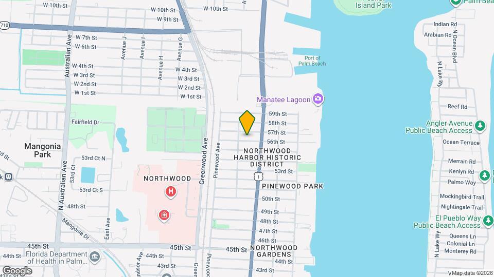 629 56th St Map and Location Details