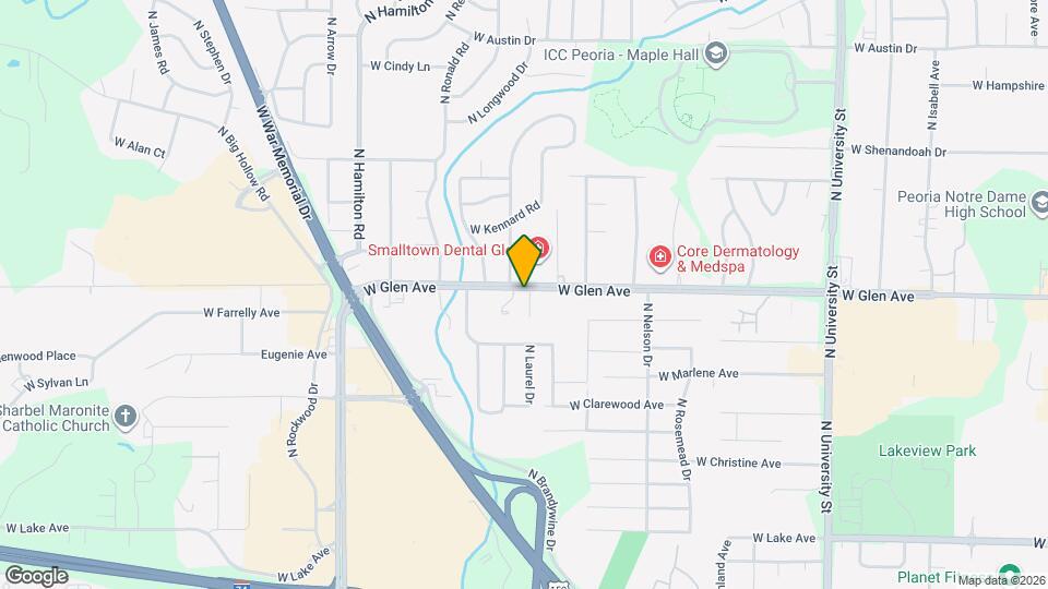 2020 W Glen Ave Map and Location Details