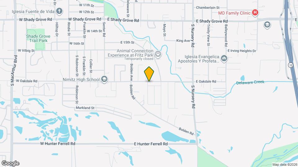 601 Bur Oak Dr Map and Location Details