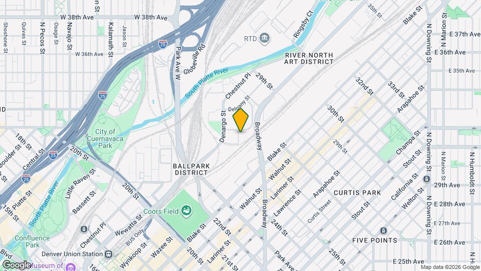 2600 Wewatta Way, Unit A2 Map and Location Details