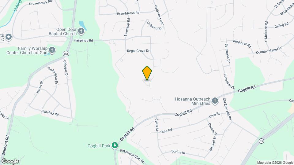 6512 Kings Grove Ct Map and Location Details