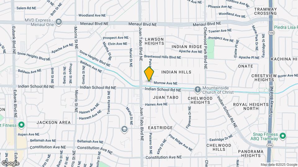 1805 Paisano St NE Map and Location Details