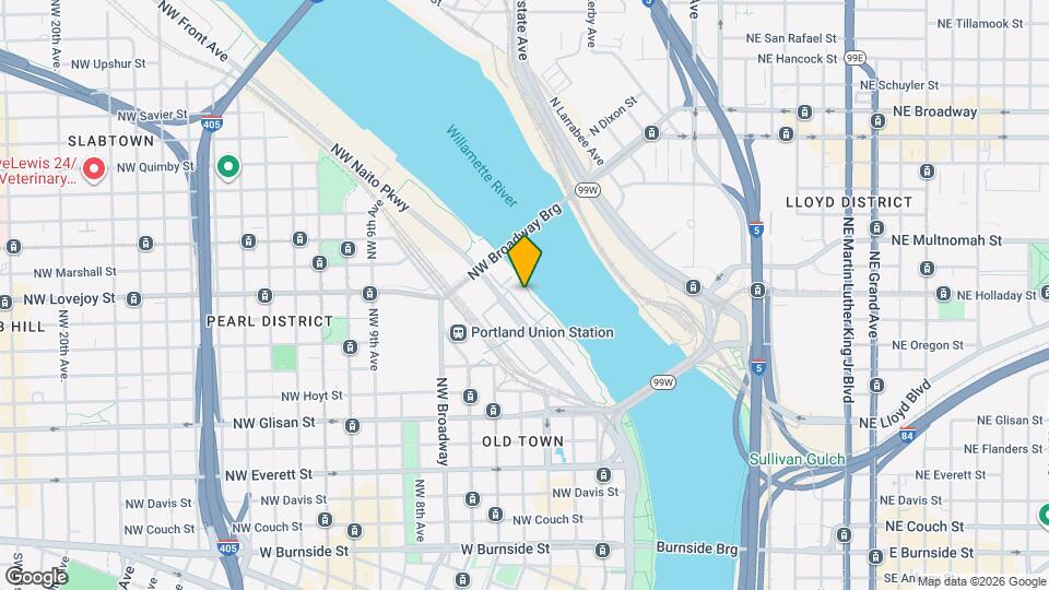 920 NW Naito Pky Map and Location Details