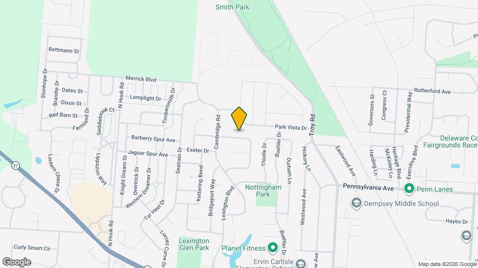 537 Ablemarle Cir Mapa y Detalles de la Ubicación