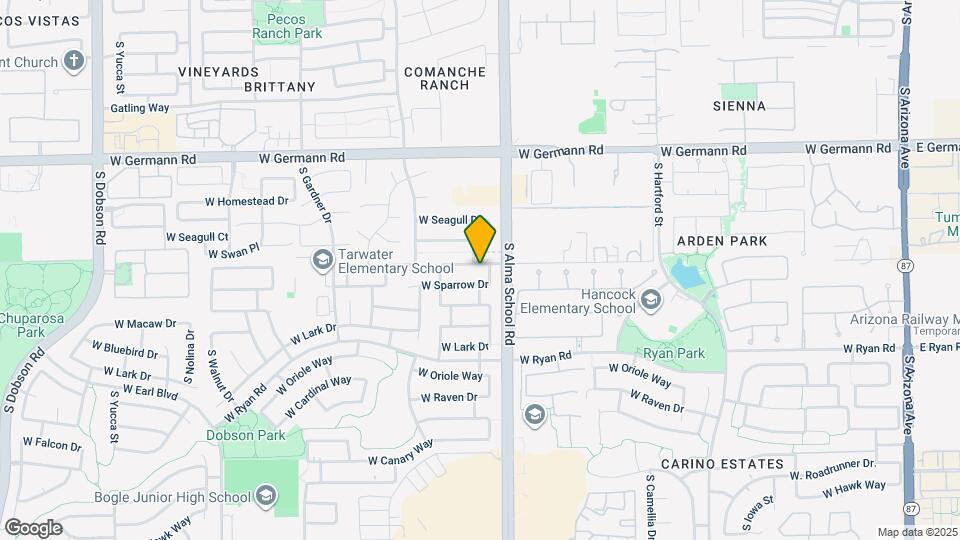 1091 W Kingbird Dr Map and Location Details