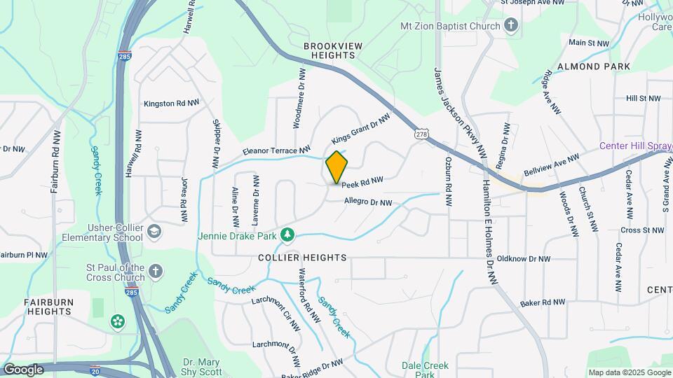 2940 Peek Rd NW Map and Location Details