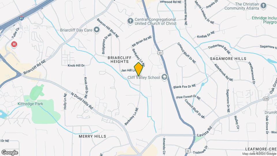 1572 Berkeley Ln NE Map and Location Details