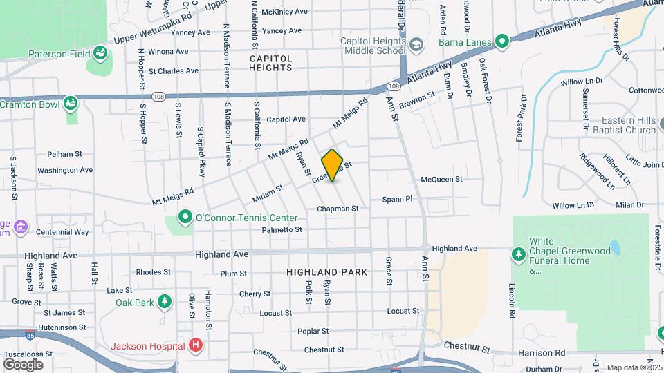 420 Calloway St Map and Location Details