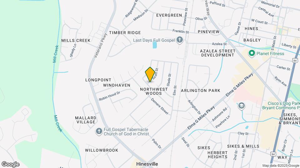 627 Trevor St Map and Location Details