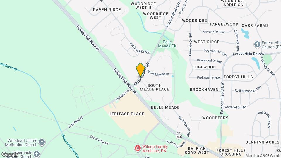 2050 Airport Blvd NW, Unit Tarboro Mapa y Detalles de la Ubicación