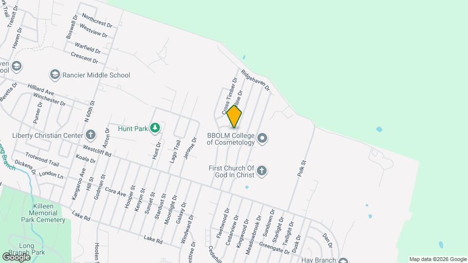 2305 Lazy Ridge Dr Map and Location Details