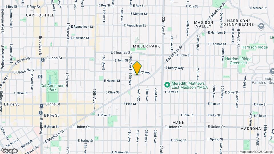 Madison 2.0 Studios in Capitol Hill! Map and Location Details