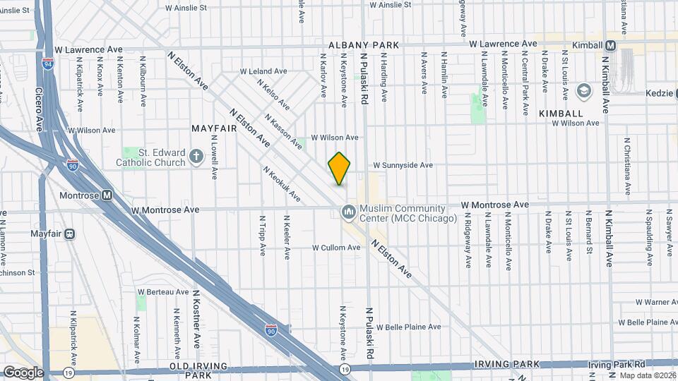 4426 N Kasson Ave, Unit 1 First Floor Map and Location Details