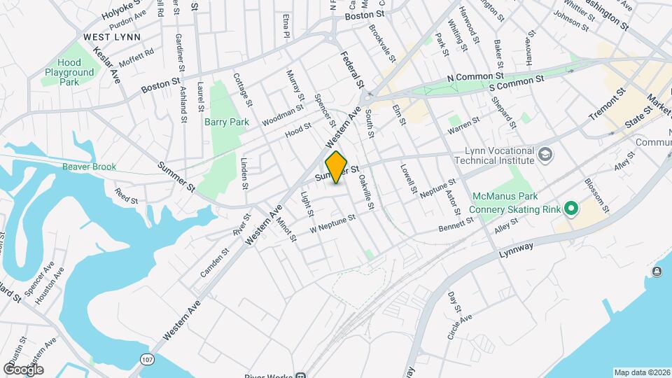 38 Houghton St, Unit #1 Mapa y Detalles de la Ubicación