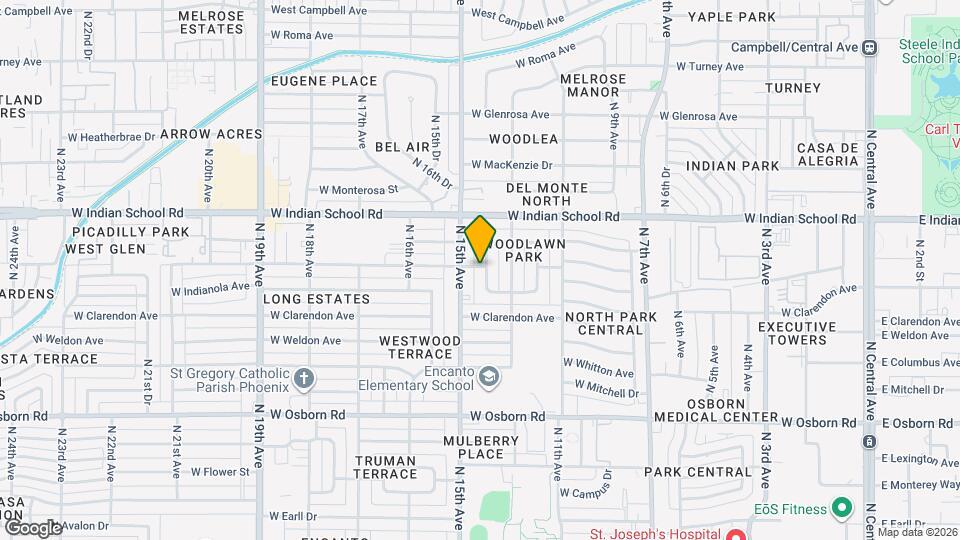 3846 N 14th Ave Map and Location Details