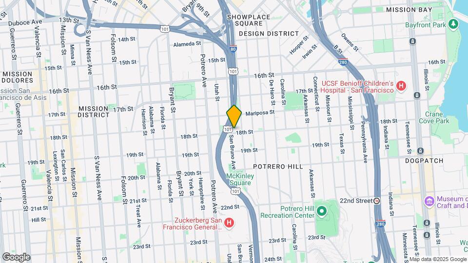 2236-2242 18th St Map and Location Details