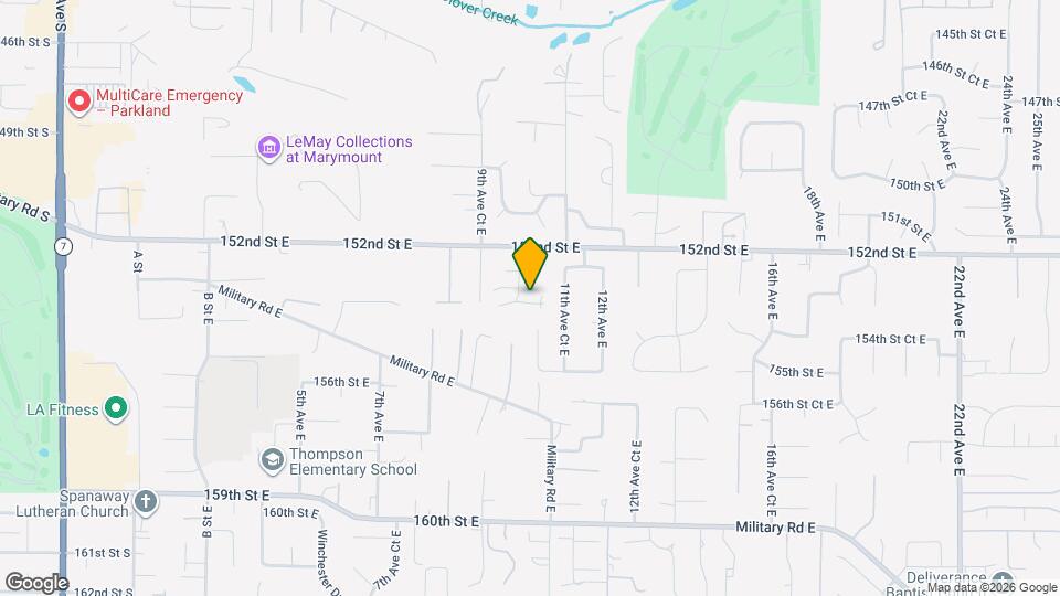1009 153rd St Ct E Mapa y Detalles de la Ubicación