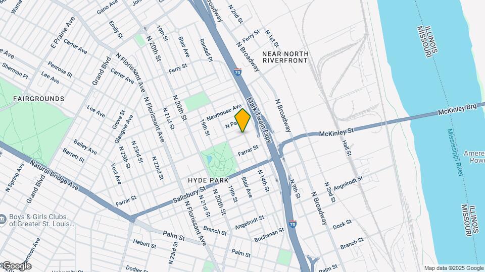 1418 Bremen Ave Map and Location Details