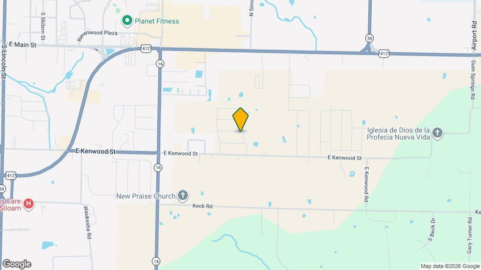 3312 E Jacob Ln Map and Location Details