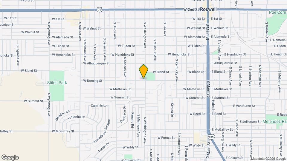 754 W Deming St Map and Location Details
