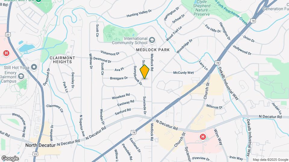 727 Scott Cir Map and Location Details