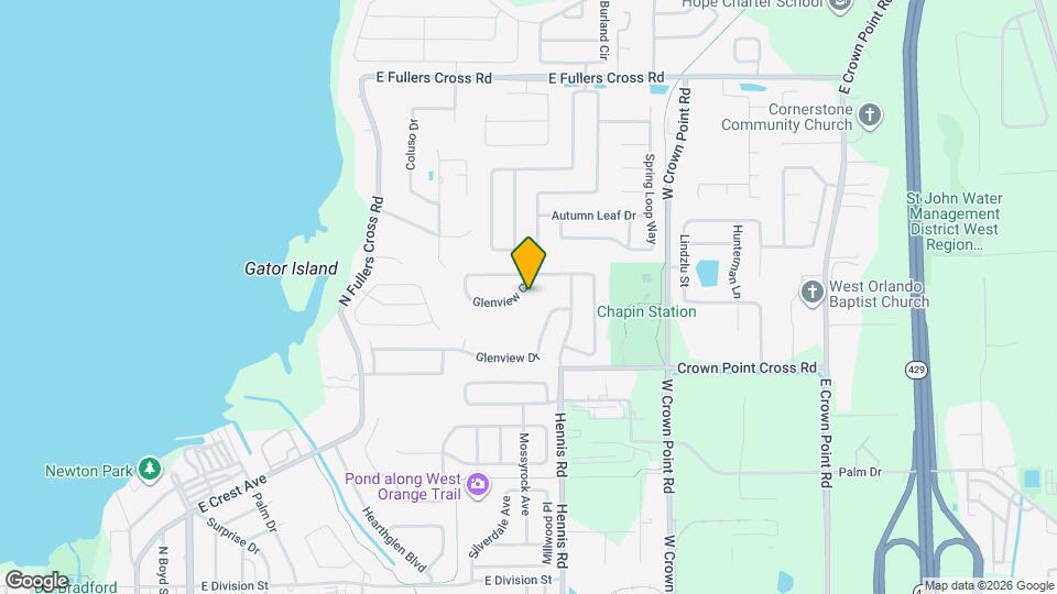 988 Glenview Cir Map and Location Details