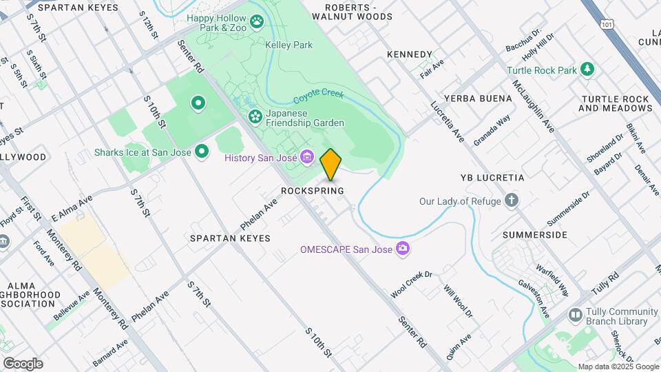 1755 Rock Spring Dr Mapa y Detalles de la Ubicación