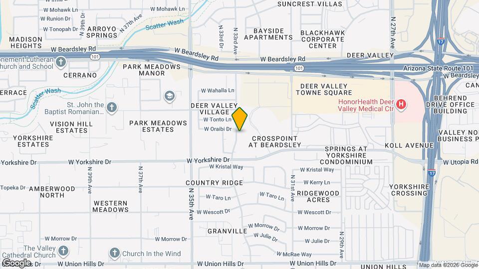 19601 N 33rd Ave Map and Location Details