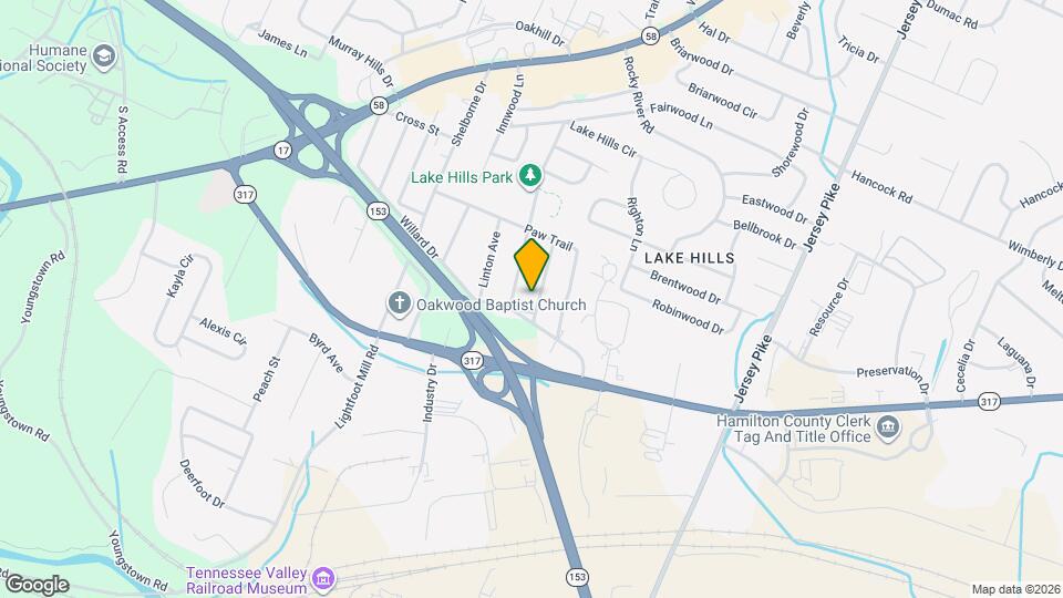 4203 Davis Ln Map and Location Details