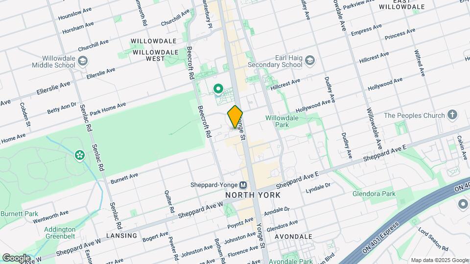 2907-4968-4968 Yonge St Map and Location Details
