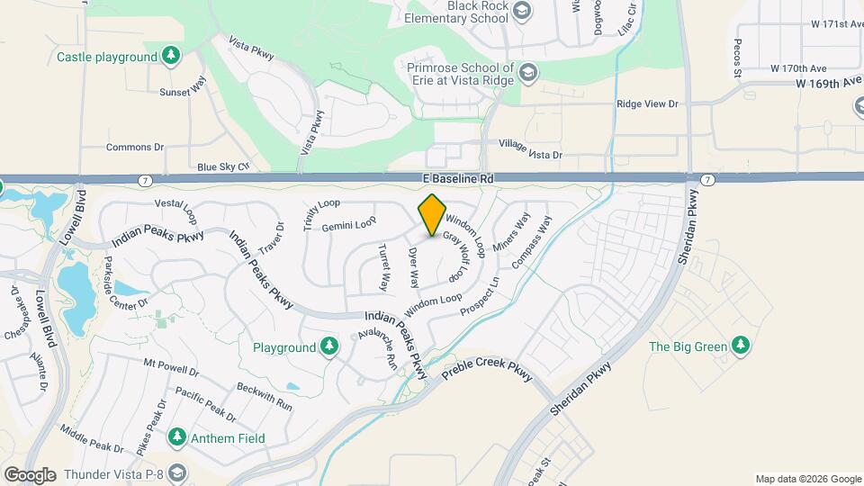 2674 Gray Wolf Loop Mapa y Detalles de la Ubicación