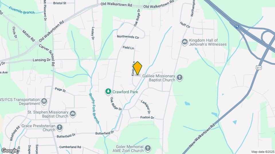 304 Merrywood Dr Map and Location Details
