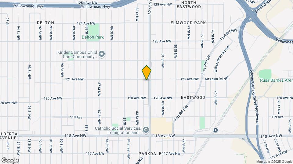 8207 121 Ave NW Map and Location Details
