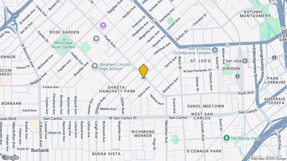 1263 Park Ave Map and Location Details