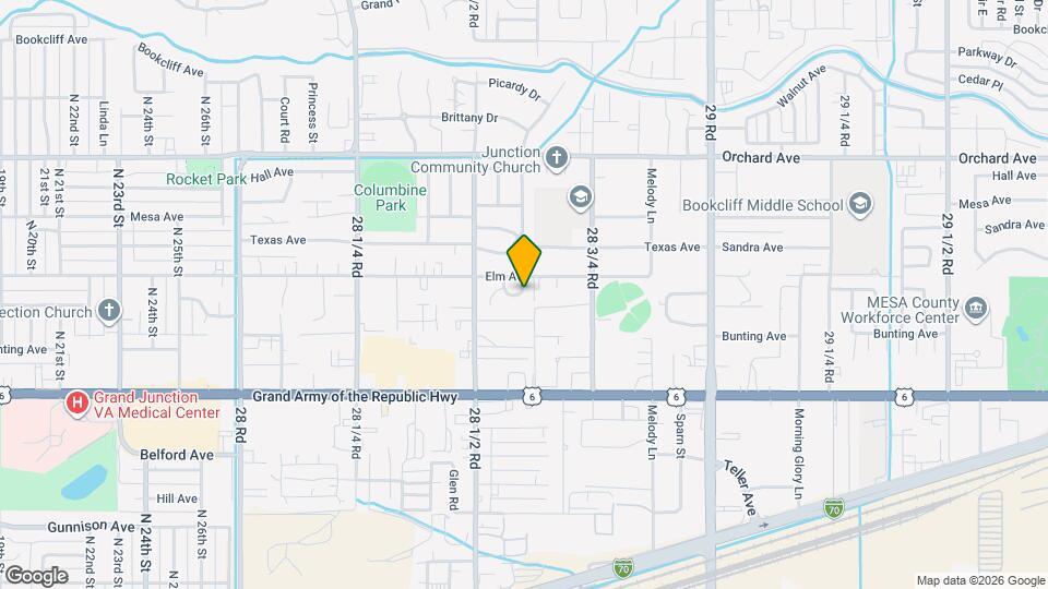 2859 Elm Cir Map and Location Details
