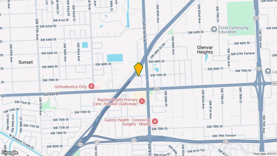 7000 SW 87th Ct Map and Location Details