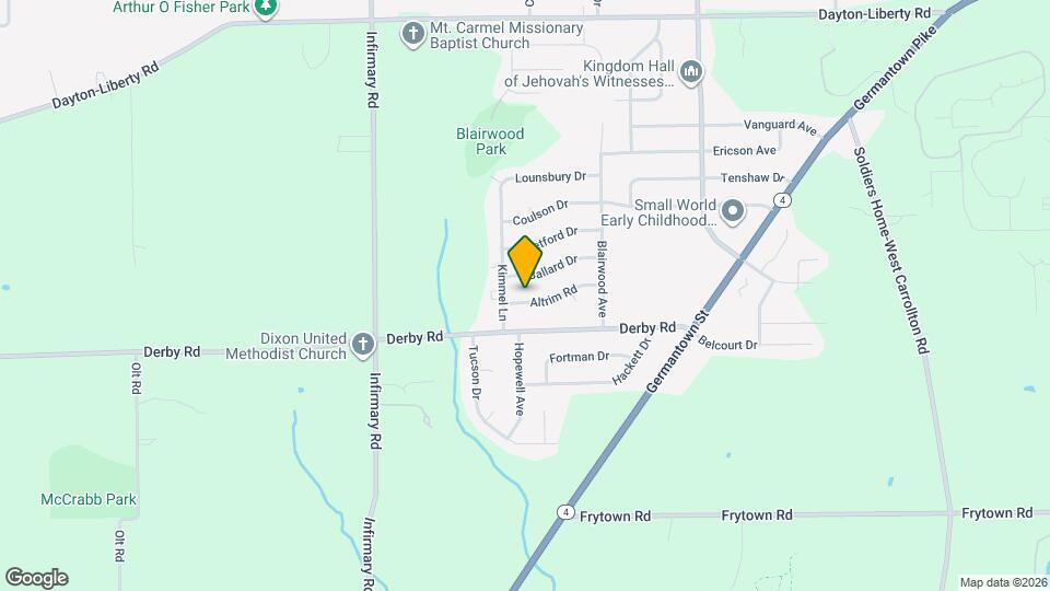 5167 Altrim Rd Map and Location Details