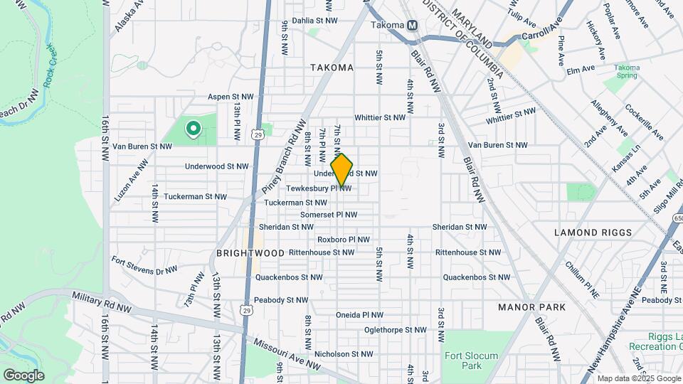 6409 7th St NW Map and Location Details