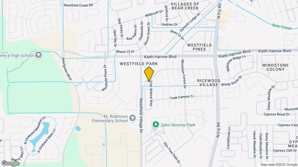 20738 Fair Walnut Way Map and Location Details