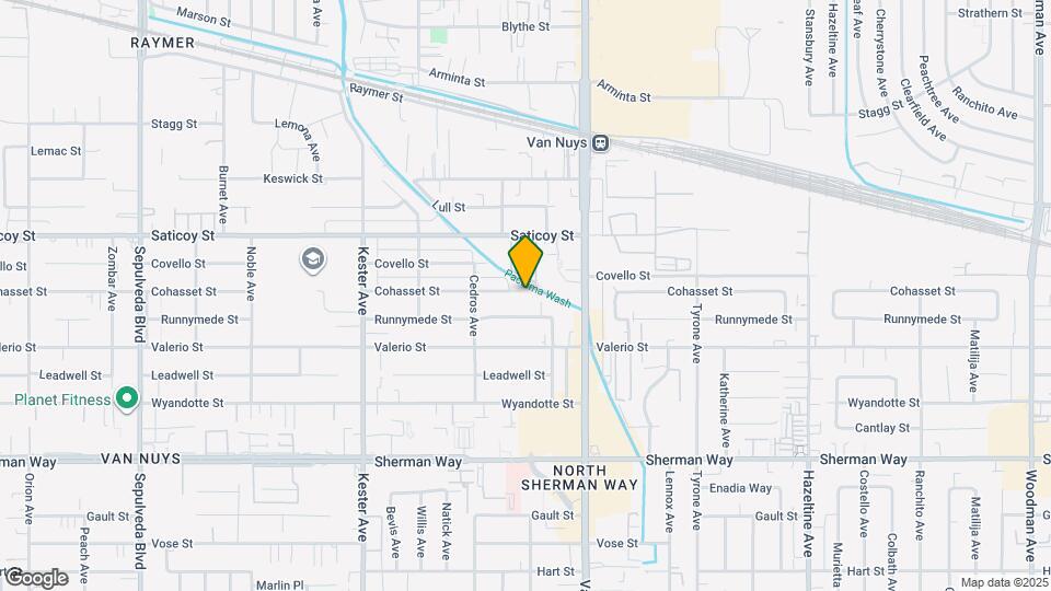 14604 Cohasset St Map and Location Details