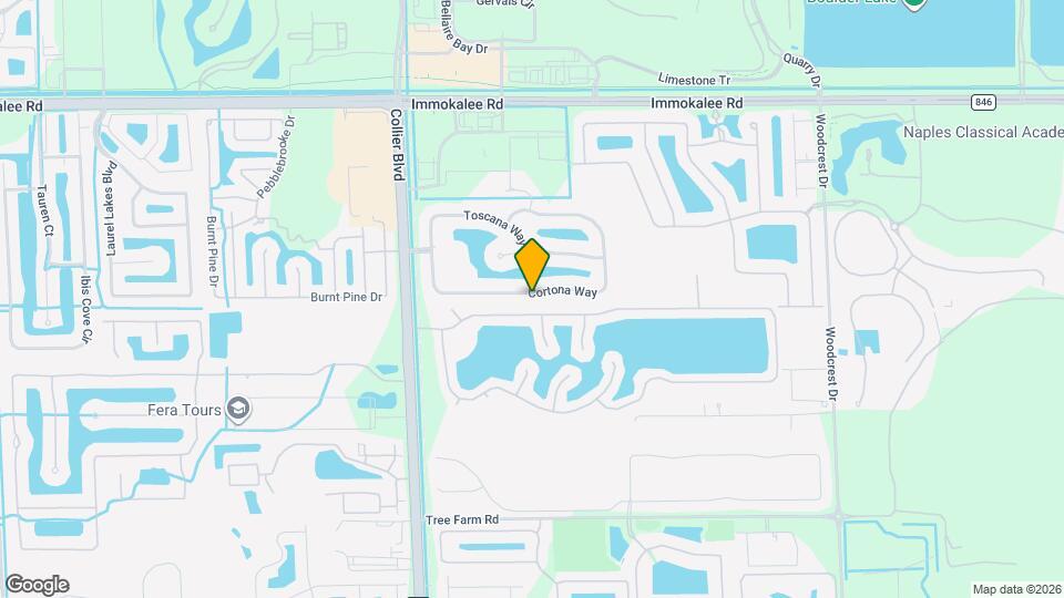 15257 Cortona Way Map and Location Details