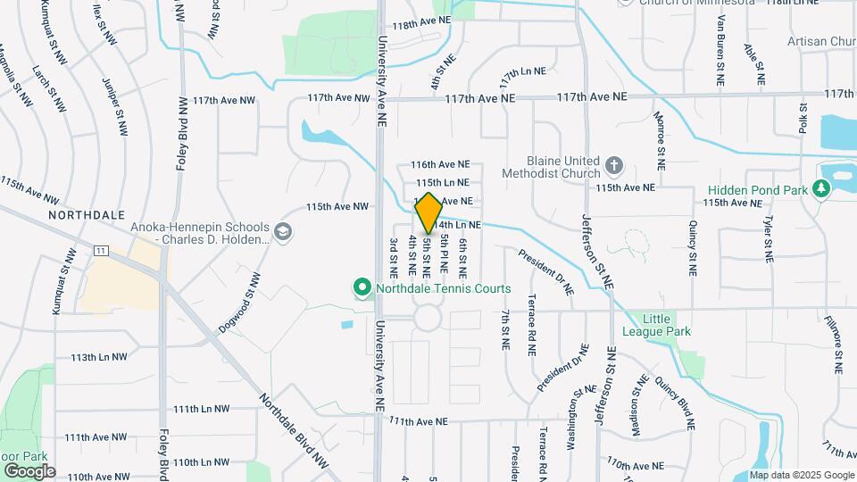 11417 5th St NE Map and Location Details