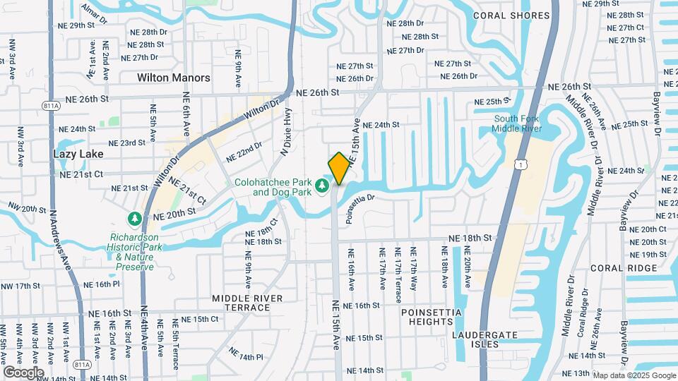2000 NE 15th Ave Map and Location Details