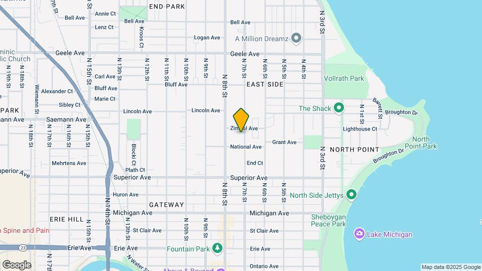1724 N 7th St Map and Location Details